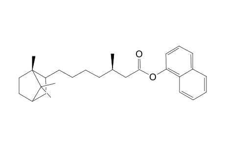 1-(R)-Endo-(1-naphthyl)bornyl (3(R)-methyl)heptanoate