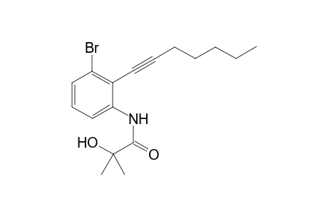 N-(3-Bromo-2-(hept-1-ynyl)phenyl)-2-hydroxy-2-methylpropanamide