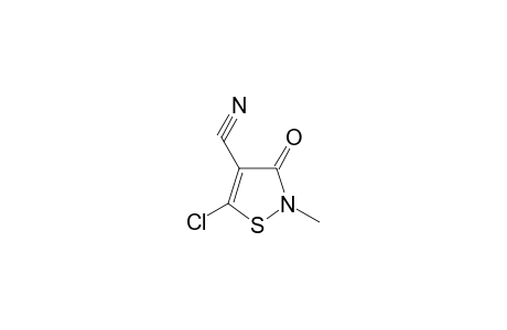 4-Isothiazoline-4-carbonitrile, 5-chloro-2-methyl-3-oxo-
