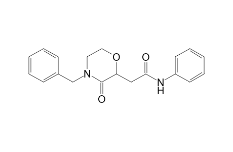 Acetamide, 2-(4-benzyl-3-oxo-2-morpholyl)-N-phenyl-