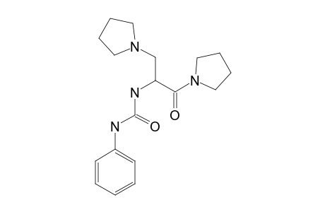 1-[1-OXO-1,3-DI-(PYRROLIDIN-1-YL)-PROPAN-2-YL]-3-PHENYLUREA