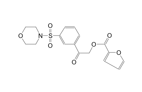 2-furancarboxylic acid, 2-[3-(4-morpholinylsulfonyl)phenyl]-2-oxoethylester