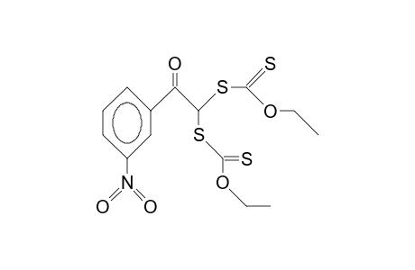(3-Nitro-benzoyl)-methylene-bis(ethyl-xanthogenate)