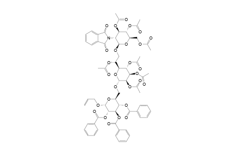 ALLYL-2,3,4-TRI-O-BENZOYL-6-O-[2,3,4,6-TETRA-O-ACETYL-7-O-(3,4,6-TRI-O-ACETYL-2-DEOXY-S-PHTHALIMIDO-BETA-D-GLUCOPYRANOSYL)-L-