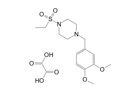 1-(3,4-dimethoxybenzyl)-4-(ethylsulfonyl)piperazine oxalate