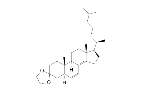 3,3-(Ethylenedioxy)-5.alpha.-cholesta-6,8(14)-diene