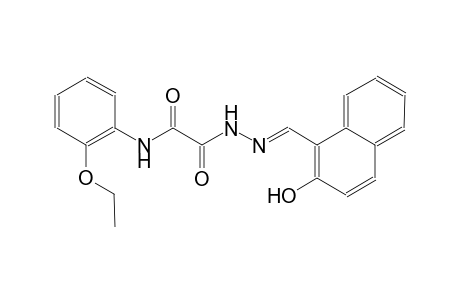 acetic acid, [(2-ethoxyphenyl)amino]oxo-, 2-[(E)-(2-hydroxy-1-naphthalenyl)methylidene]hydrazide