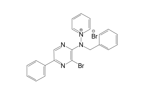 1-[N-Benzyl-N-(3-bromo-5-phenylpyrazin-2-yl)amino]pyridinium bromide