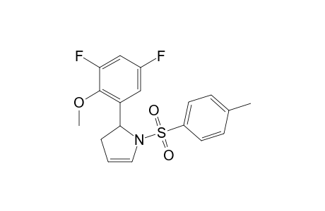 2-(3,5-Difluoro-2-methoxyphenyl)-1-(p-tolylsulfonyl)-2,3-dihydro-1H-pyrrole