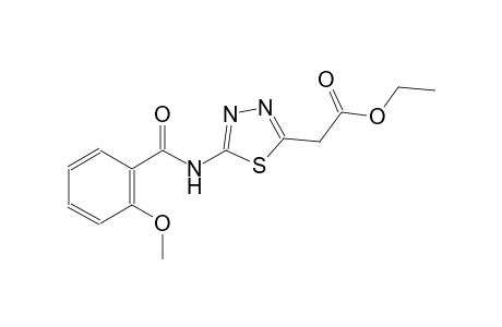 ethyl {5-[(2-methoxybenzoyl)amino]-1,3,4-thiadiazol-2-yl}acetate