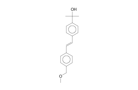 2-[4-[(E)-2-[4-(methoxymethyl)phenyl]ethenyl]phenyl]propan-2-ol