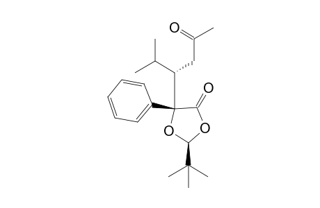 (2S,5S,1'S)-2-(tert-Butyl)-5-(1'-isopropyl-3'-oxobutyl)-5-phenyl-1,3-dioxolan-4-one