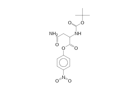 (4-nitrophenyl) 4-amino-2-(tert-butoxycarbonylamino)-4-oxo-butanoate