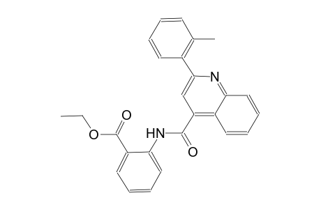 ethyl 2-({[2-(2-methylphenyl)-4-quinolinyl]carbonyl}amino)benzoate