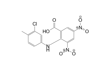 benzoic acid, 2-[(3-chloro-4-methylphenyl)amino]-3,5-dinitro-