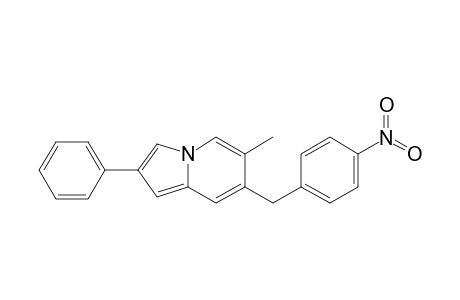 6-Methyl-2-phenyl-7-(4-nitrophenylmethyl)indolizine