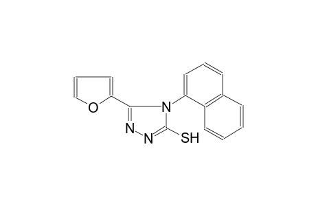 4H-1,2,4-triazole-3-thiol, 5-(2-furanyl)-4-(1-naphthalenyl)-