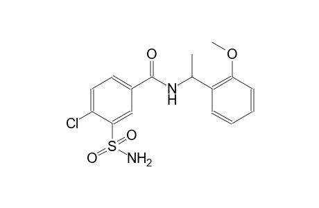 3-(aminosulfonyl)-4-chloro-N-[1-(2-methoxyphenyl)ethyl]benzamide