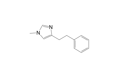 1-Methyl-4-(2-phenylethyl)imidazole