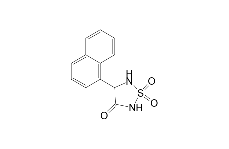 1,2,5-Thiadiazolidin-3-one, 4-(1-naphthalenyl)-, 1,1-dioxide, (.+-.)-