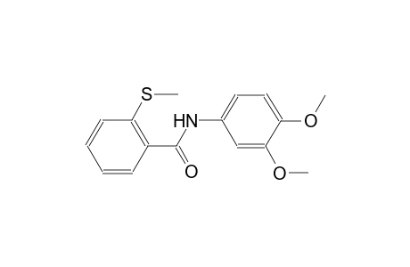 benzamide, N-(3,4-dimethoxyphenyl)-2-(methylthio)-