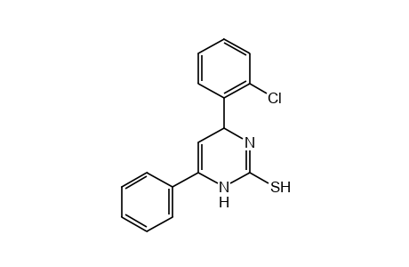 4-(o-chlorophenyl)-1,4-dihydro-6-phenyl-2-pyrimidinethiol