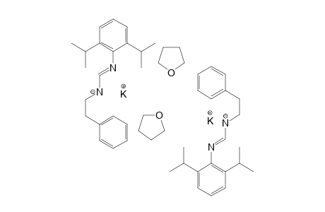 (tetrahydrofuran) potassium (syn-E)-N-(2,6-diisopropylphenyl)-N'-(phenylethyl)-formamidinate dimer