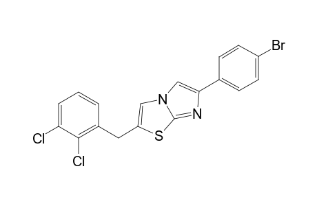 2-[[2,3-bis(chloranyl)phenyl]methyl]-6-(4-bromophenyl)imidazo[2,1-b][1,3]thiazole
