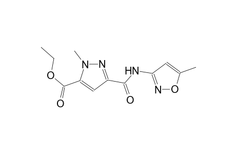 ethyl 1-methyl-3-{[(5-methyl-3-isoxazolyl)amino]carbonyl}-1H-pyrazole-5-carboxylate
