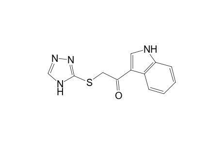 1-(1H-indol-3-yl)-2-(4H-1,2,4-triazol-3-ylsulfanyl)ethanone