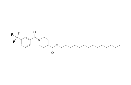 Isonipecotic acid, N-(3-trifluoromethylbenzoyl)-, tetradecyl ester