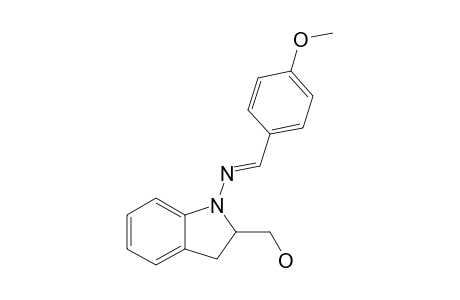 2-Hydroxymethyl-1-(4-methoxybenzylideneamino)indoline