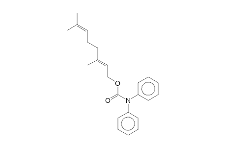 (2E)-3,7-Dimethyl-2,6-octadienyl diphenylcarbamate