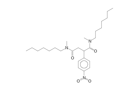 N1,N4-Diheptyl-N1,N4-dimethyl-2-(4-nitro-phenyl)-succinamide