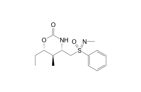 Tetrahydro-6-ethyl-5-methyl-4-{[N-methyl-S-(phenylsulfonimidoyl)methyl}-2H-(1,3)-oxazin-2-one