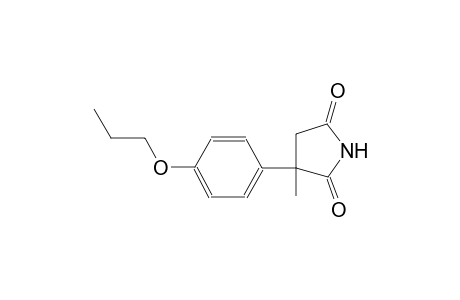 3-Methyl-3-(4-propoxyphenyl)-2,5-pyrrolidinedione