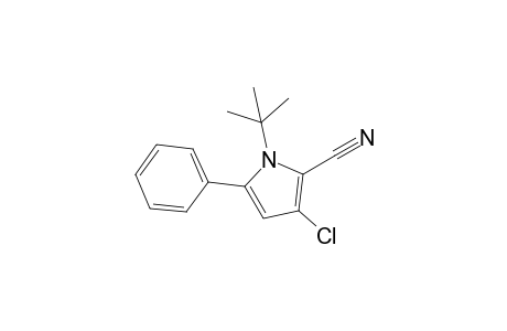 1-tert-Butyl-3-chloro-2-cyano-5-phenylpyrrole