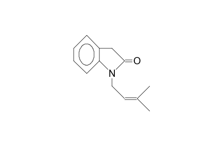 1-(3-Methyl-2-buten-1-yl)-indol-2-one