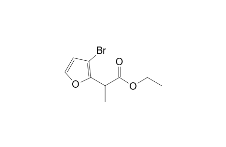 Ethyl 2-(3-Bromofuran-2-yl)propionate