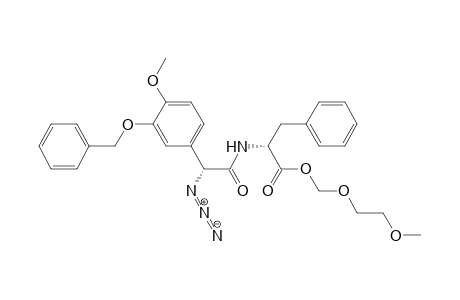 (2R)-2-[[(2R)-2-azido-2-(3-benzoxy-4-methoxy-phenyl)acetyl]amino]-3-phenyl-propionic acid 2-methoxyethoxymethyl ester
