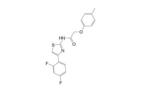 N-[4-(2,4-difluorophenyl)-1,3-thiazol-2-yl]-2-(4-methylphenoxy)acetamide