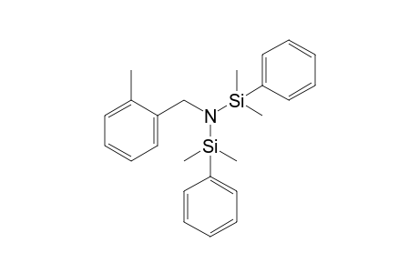 1,1,3,3-Tetramethyl-2-(2-methyl-benzyl)-1,3-diphenyl-disilazane