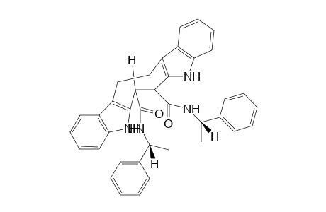 Bis[N-(1-phenylethyl)] diindolo[a,e]cyclooctene-3,4-dicarboxamide