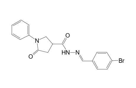 5-Oxo-1-phenyl-pyrrolidine-3-carboxylic acid (4-bromo-benzylidene)-hydrazide