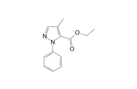 4-methyl-2-phenyl-pyrazole-3-carboxylic acid ethyl ester