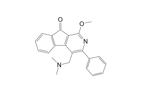 1-Methoxy-4-[(dimethylamino)methyl]-3-phenyl-2-azafluorenone