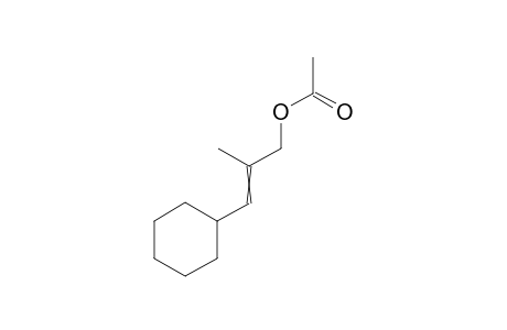 3-cyclohexyl-2-methylallyl acetate