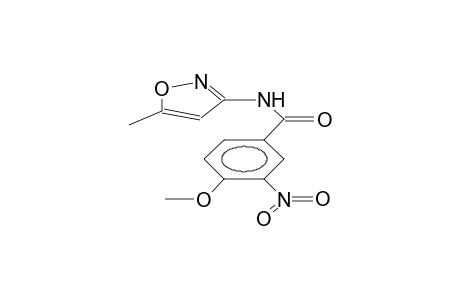 4-methoxy-N-(5-methyl-3-isoxazolyl)-3-nitrobenzamide