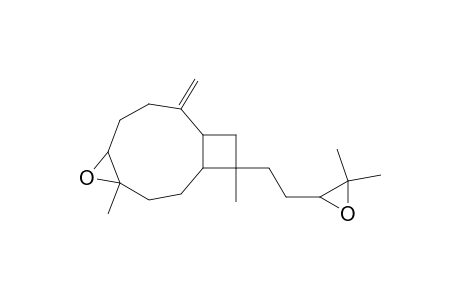 5-Oxatricyclo[8.2.0.0(4,6)]dodecane, 12-[2-(3,3-dimethyloxiranyl)ethyl]-4,12-dimethyl-9-methylene-
