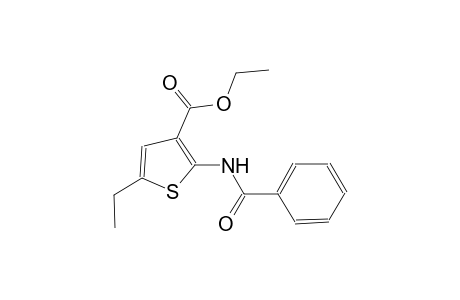 3-thiophenecarboxylic acid, 2-(benzoylamino)-5-ethyl-, ethyl ester